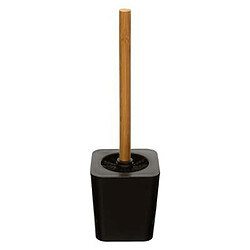 Brosse WC Bambou Noir 38cm Noir