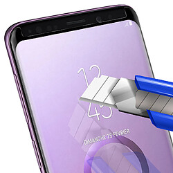 Avis Film Galaxy S9 Verre Trempé Incurvé Imak Ultra-résistant 9H Contour Noir