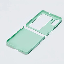 Htdmobiles Coque pour Oppo Find N2 Flip 5G - housse etui rigide 360 integrale (avant et arriere) - VERT CLAIR