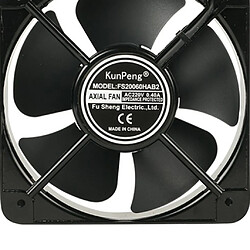 Avis 220V Ventilateur De Refroidissement Industriel 200x200x60mm