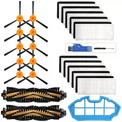 Pièces de rechange pour aspirateur robot Ecovacs Deebot N79 N79S DN622 500 N79W N79Se, Kit d'accessoires