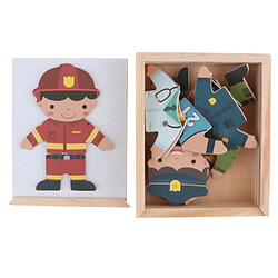 Puzzles en bois Jouets coordination œil-main pas cher