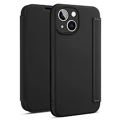 Coque en silicone avec béquille pour votre iPhone 14 Plus - noir