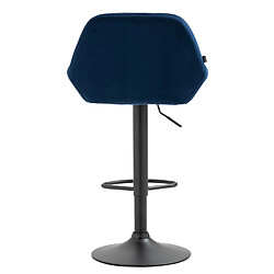 Non Tabouret de bar Braga velours noir pas cher