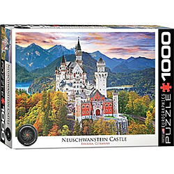 Eurographics 6000-0946 Puzzle Neuschwanstein (1000 piAces), Bleu