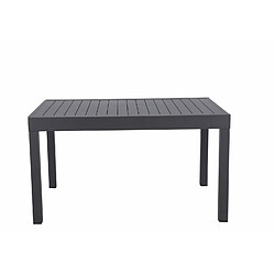 Avis Avril Paris Table de jardin extensible en aluminium 270cm + 10 fauteuils empilables textilène anthracite - MILO 10