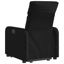 Acheter vidaXL Fauteuil inclinable de massage électrique Noir Tissu