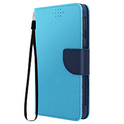 Avizar Etui universel Smartphone 152 x 76 mm avec Porte-cartes Fancy Style turquoise