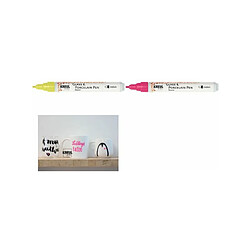 KREUL Glass & Porcelain Pen Neon, jaune fluo ()