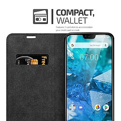 Avis Cadorabo Coque Nokia 7,1 Etui en Brun