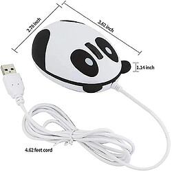 Universal Yh-Super Animal mignon Carton de souris et souris panda Mini de souris de voyage de souris de souris portable souris portable