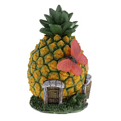 Acheter lumière décorative de jardin solaire de conception de maison de bande dessinée pour la cour ananas