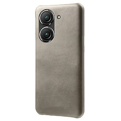 Coque en TPU + PU texture des veaux, antidérapante, antichocs pour votre Huawei Mate 50 4G - gris