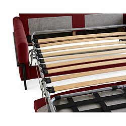 Acheter Lisa Design Ercolano - canapé 3 places convertible - couchage quotidien - matelas 11 cm - en velours