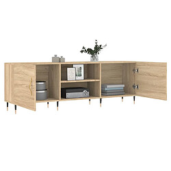 Acheter Maison Chic Meuble TV scandinave - Banc TV pour salon chêne sonoma 150x30x50 cm bois d'ingénierie -MN24593