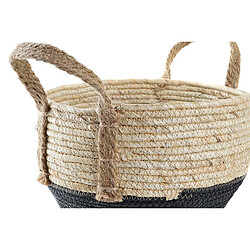 Set de basket DKD Home Decor Fibre (33 x 33 x 20 cm) (2 Unités)