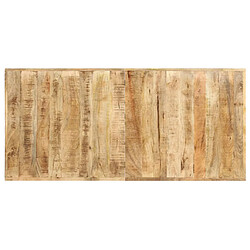 Avis vidaXL Table de bar 150x70x107 cm Bois de manguier brut