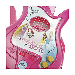 Guitare pour Enfant Reig Microphone Rose Princesses Disney pas cher