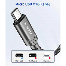 GUPBOO Adaptateur JSAUX Micro USB vers USB,JL1855