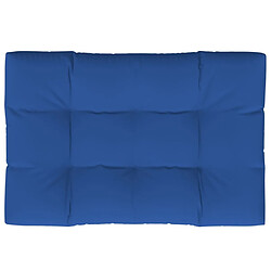 Maison Chic Coussin Confort | pouf | Coussin de palette bleu royal 120x80x12 cm tissu -GKD26466