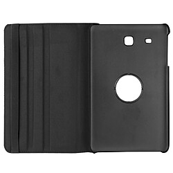 Acheter Wewoo Housse Étui noir pour Samsung Galaxy Tab E 9.6 / T560 / T561 Litchi Texture Horizontal Flip solide couleur en cuir avec 360 degrés support de rotation