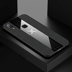 Wewoo Coque Souple Étui de protection TPU antichoc Texture pour tissu Vivo V11i / Z3i XINLI Noir