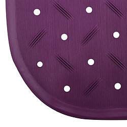 MSV tapis Fond de baignoire antidérapant Caoutchouc CLASS 36x97cm Violet