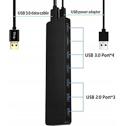 Avis GUPBOO Adaptateur Portable Multi USB 7 en 1 PC-2 Câble USB,JL2508