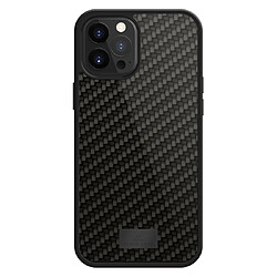 Black Rock Coque de protection "Robust Real Carbon" pour iPhone 12 Pro Max, noir