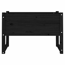 Acheter Maison Chic Jardinière,Bac à fleurs - pot de fleur Noir 78x40x52 cm Bois massif de pin -GKD22175