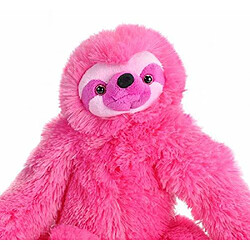 Wild Republic Peluche Paresseux A Trois Doigts, Animal en Peluche, Jouet en Peluche, cadeaux pour Enfants, Rose, cuddlekins 12