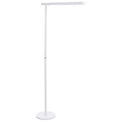 Beliani Lampadaire LED en métal blanc PERSEUS