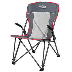 Chaise de camping pliante Aktive Gris 59 x 97 x 68 cm (2 Unités)