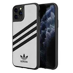 Adidas Coque pour iPhone 11 Pro Bords Surélevés 3 Stripes Blanc