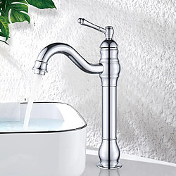 Robinet de Lavabo Rétro, Robinet Salle de Bain en Laiton Bronzé pas cher