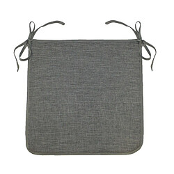 Paris Prix Galette de Chaise Newton 40x40cm Gris Anthracite