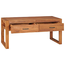 Maison Chic Meuble TV scandinave - Banc TV pour salon 100x40x45 cm Bois de teck -MN55721