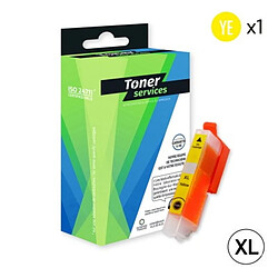 TONER SERVICES Compatible Epson 26XL/T2634 Cartouche Jaune C13T26344010 (Ours Polaire)