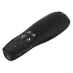 Acheter Wewoo Télécommande noir pour projecteur / PC / ordinateur portable, distance de contrôle: 15m R400 Présentateur multimédia avec pointeur laser et récepteur USB