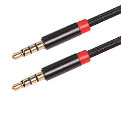 Cordon De Câble Audio AUX Stéréo Mâle à Mâle De 3,5 Mm Pour PC IPad MP3 Phone 2 M pas cher