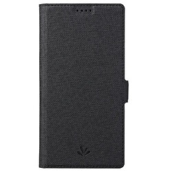 Etui en PU VILI doubles fermoirs magnétiques avec support noir pour votre Sony Xperia Pro-I