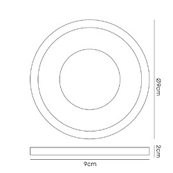 Avis Inspired Encastré Downlight Deep Round Rim Only Clear, nécessite 100035310 pour compléter l'article