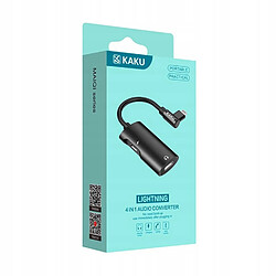 GUPBOO ADAPTATEUR 4 EN 1 POUR CASQUE IPHONE LIGHTNING,JL800