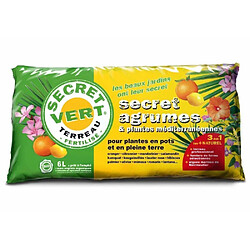 Secret Vert Terreau pour agrumes et plantes méditerranéennes (Lot de 3).