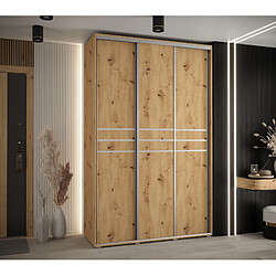 Abiks Meble Armoire Davos 10 À Portes Coulissantes 235,2/150/45 3 Portes