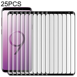 Wewoo Film de verre trempé 25 PCS pour le de plein écran de bord dur incurvé 3D de note 9 de galaxie de Note9 0.3mm