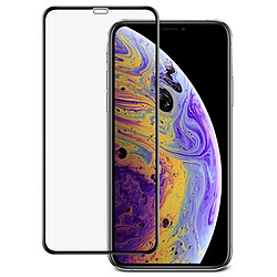 Wewoo Film de verre trempé plein écran pour dureté surface 9H pour iPhone XS Max (Noir)