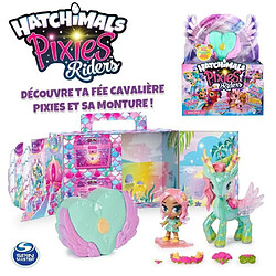 Spin Master HATCHIMALS PIXIES Riders - 6058551 - Coffret magique avec poupées fées et animaux fantastiques a collectionner -Mini Univers Enfant