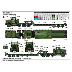 Trumpeter Maquette Camion M920 Tractor Tow With M870a1 Semitrailer pas cher