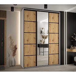 Abiks Meble Armoire DAVOS 5 À Portes Coulissantes 235,2/180/45 3 Portes